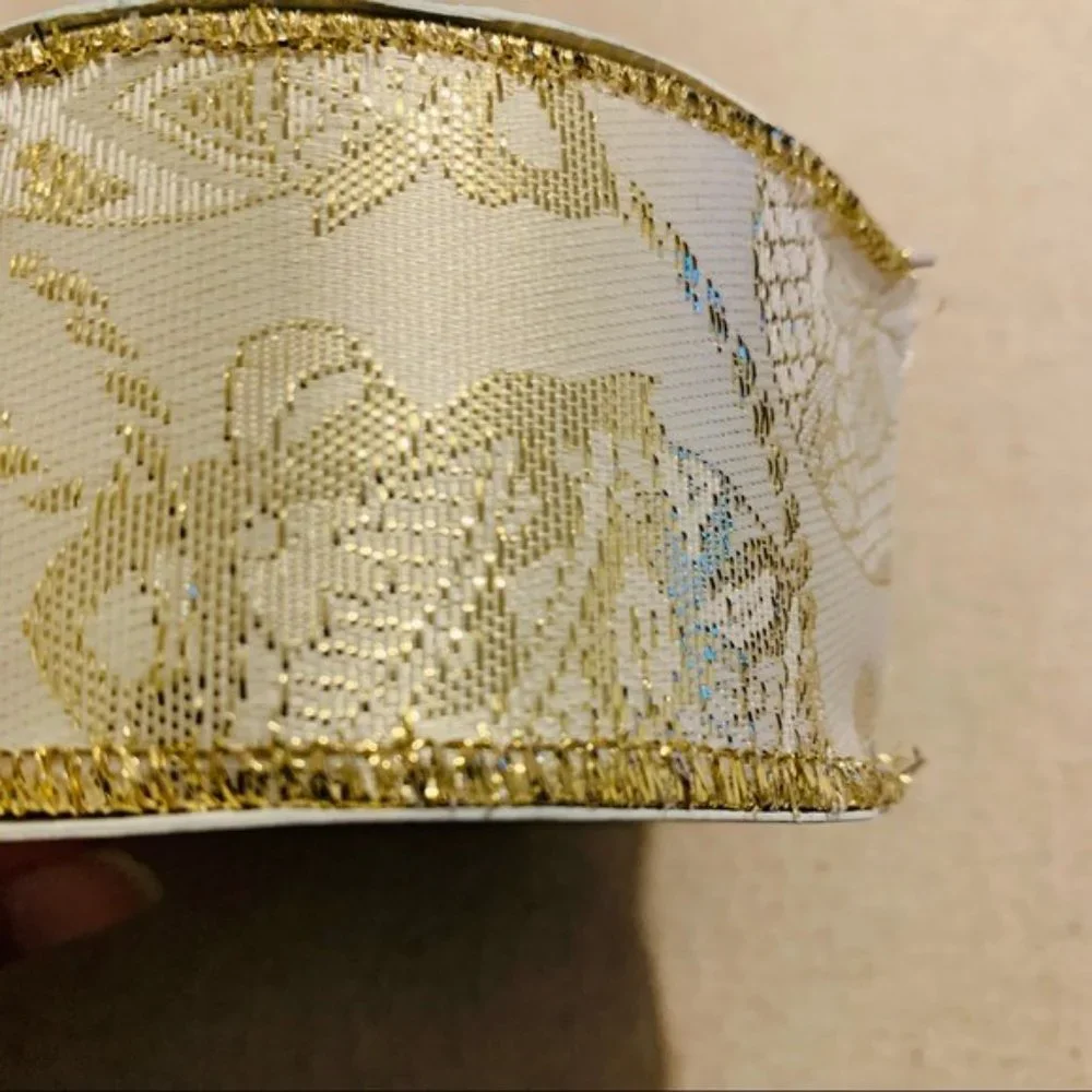 Trim A Tree | Ribbon | Golden Elegance Ornaments